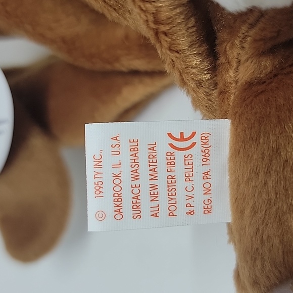NWT Beanie Baby Ears Brown DOB April 18, 1995 - Picture 10 of 10